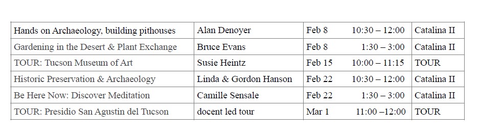 Spring 2023 Course Schedule 2